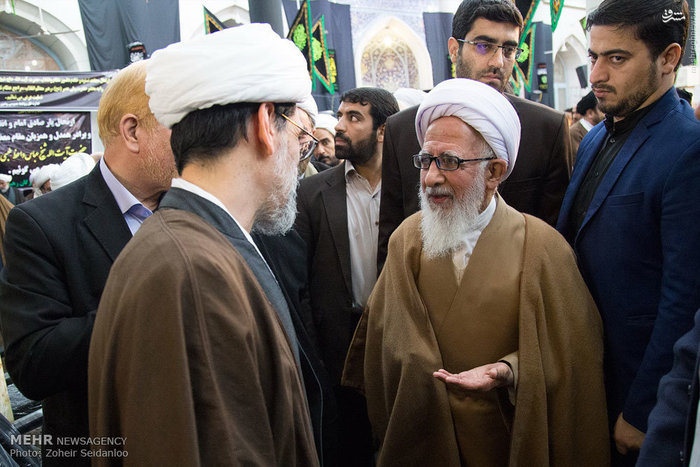 عکس/ علمای قم در گرامیداشت آیت‌الله طبسی
