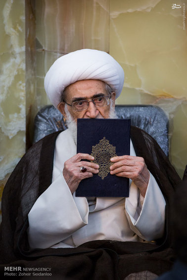 عکس/ علمای قم در گرامیداشت آیت‌الله طبسی