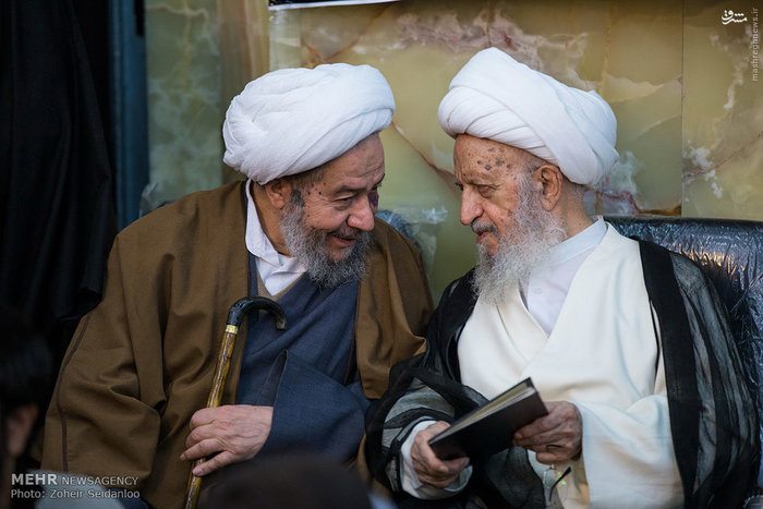 عکس/ علمای قم در گرامیداشت آیت‌الله طبسی