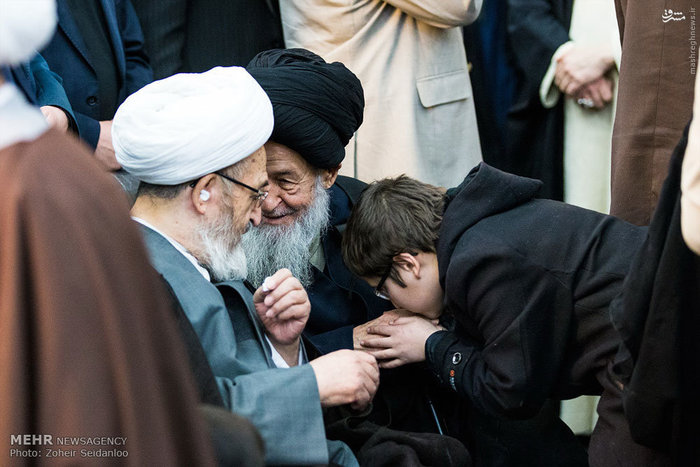 عکس/ علمای قم در گرامیداشت آیت‌الله طبسی