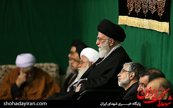 عکس/عزاداری فاطمیه در محضر امام خامنه ای