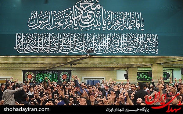 عکس/عزاداری فاطمیه در محضر امام خامنه ای