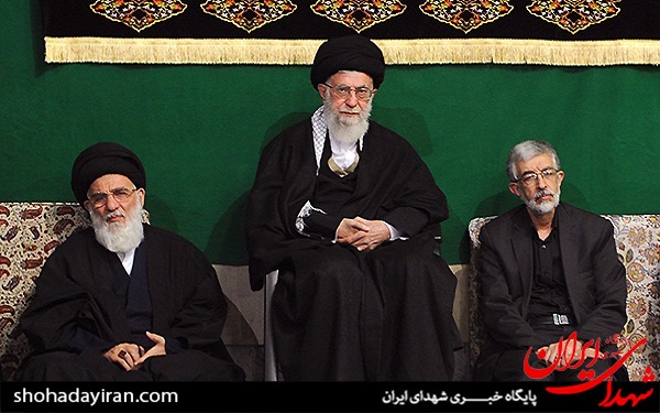 عکس/عزاداری فاطمیه در محضر امام خامنه ای