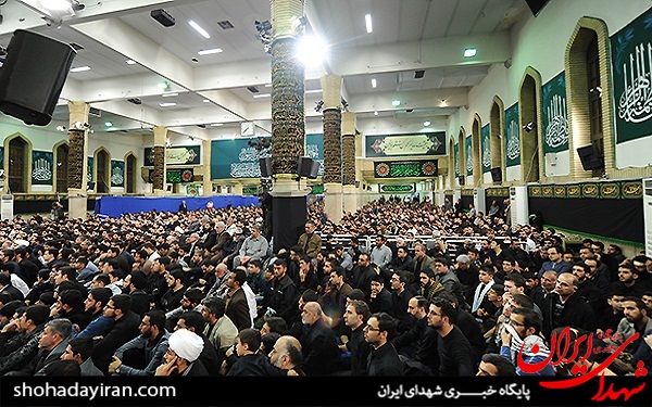 عکس/عزاداری فاطمیه در محضر امام خامنه ای