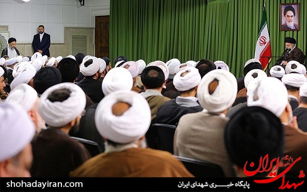 عکس/ دیدار طلاب و فضلای حوزه علمیه قم با رهبری