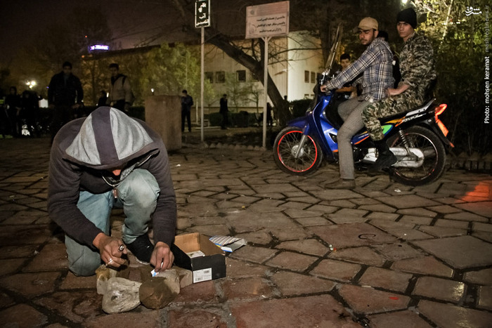 عکس/ مراسم چهارشنبه سوری در تهران