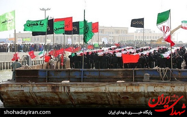 عکس/ ورود پیکر 68 شهید دفاع مقدس در خرمشهر