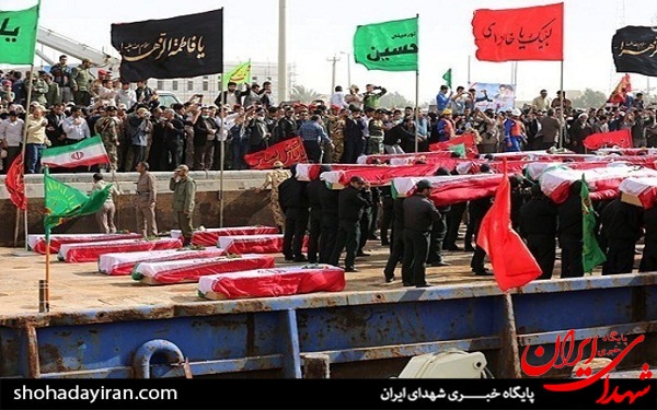عکس/ ورود پیکر 68 شهید دفاع مقدس در خرمشهر