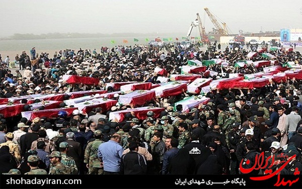 عکس/ ورود پیکر 68 شهید دفاع مقدس در خرمشهر