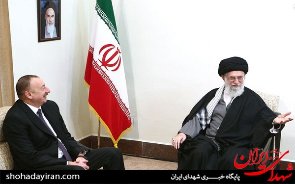 عکس/ دیدار رئیس جمهوری آذربایجان با رهبر انقلاب
