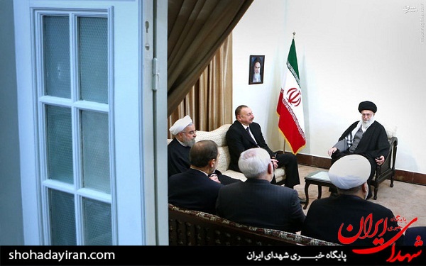 عکس/ دیدار رئیس جمهوری آذربایجان با رهبر انقلاب
