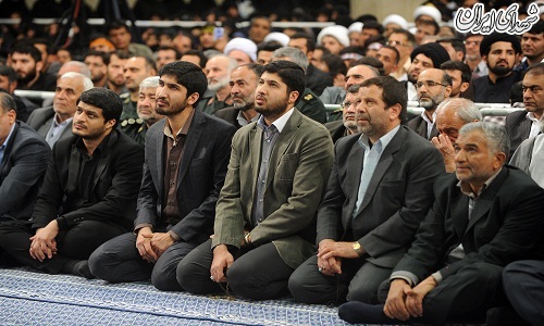فرزندان شهیدان کاظمی و یزدانی در  دیدار آقا+عکس