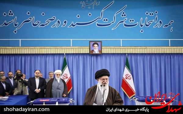 عکس/ حضور رهبر معظم انقلاب در پای صندوق رای