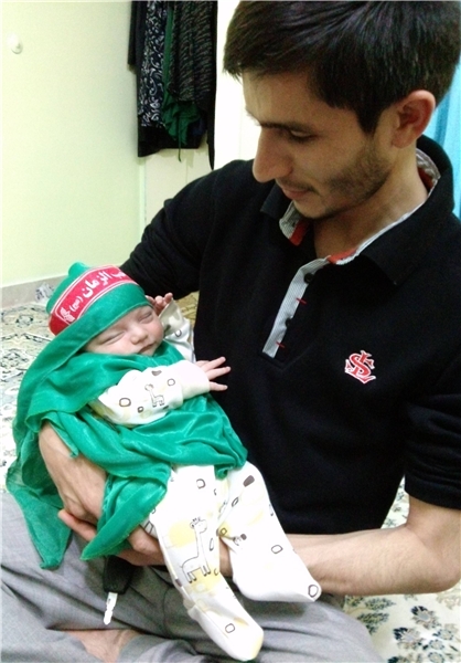 کسب برات شهادت از سید‌ الشهدا(ع)+عکس