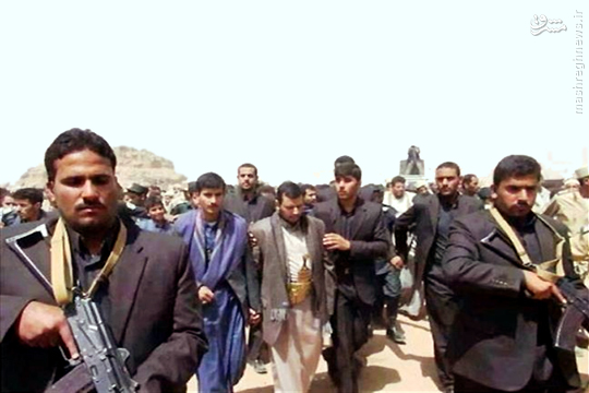 تیم حفاظتی رهبر انصارالله یمن + عکس