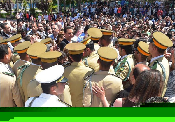 شرکت بشار اسد در مراسم روز شهدا +تصاویر شرکت بشار اسد در مراسم روز شهدا +تصاویر