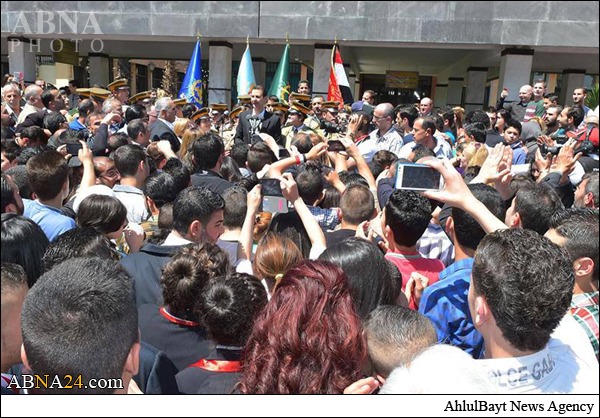 شرکت بشار اسد در مراسم روز شهدا +تصاویر شرکت بشار اسد در مراسم روز شهدا +تصاویر