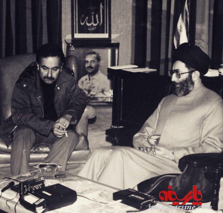 عکس / دیدار آیت‌الله خامنه‌ای با گل‌آقا