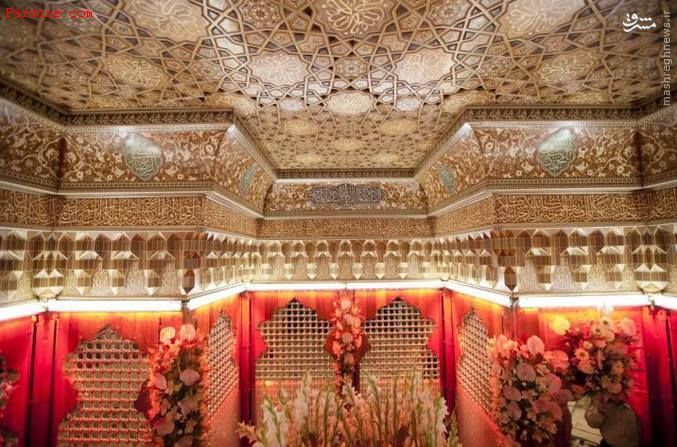 نمایی از داخل ضریح امام حسین(ع) +عکس