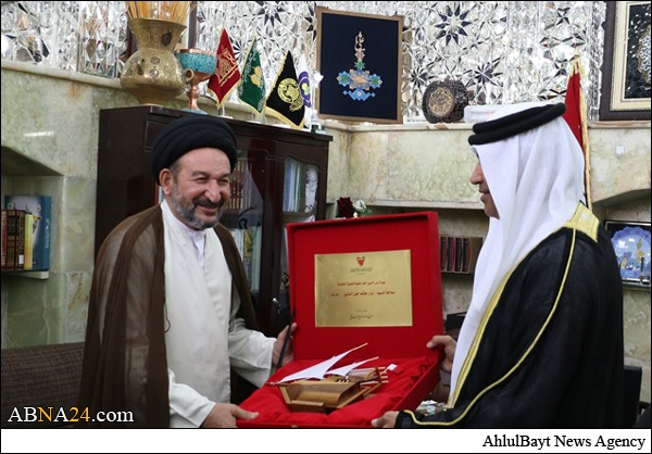 دیدار کنسول بحرین با تولیت حرم امام علی(ع) + عکس دیدار کنسول بحرین با تولیت حرم امام علی(ع) + عکس
