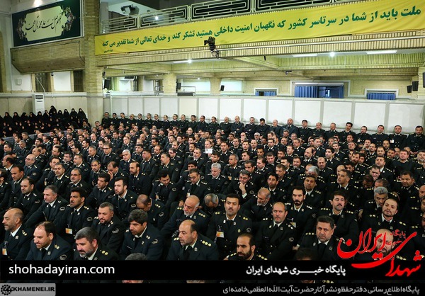 تصاویر/دیدار فرماندهان نیروی انتظامی با رهبر انقلاب