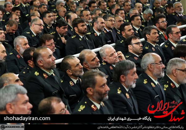 تصاویر/دیدار فرماندهان نیروی انتظامی با رهبر انقلاب