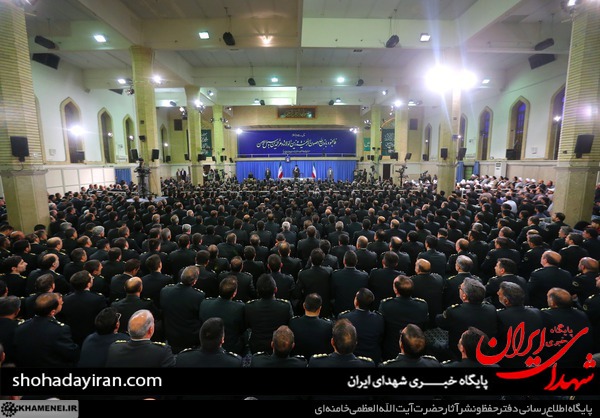 تصاویر/دیدار فرماندهان نیروی انتظامی با رهبر انقلاب