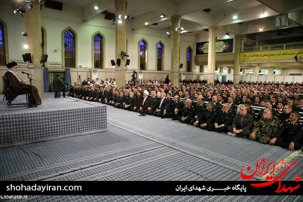 تصاویر/دیدار فرماندهان نیروی انتظامی با رهبر انقلاب