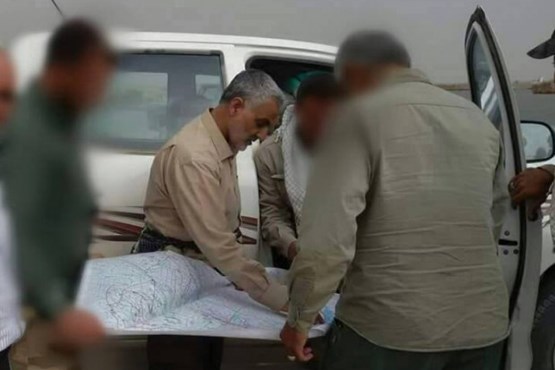 سردار سلیمانی در خط مقدم جنگ علیه داعش سردار سلیمانی در خط مقدم جنگ علیه داعش
