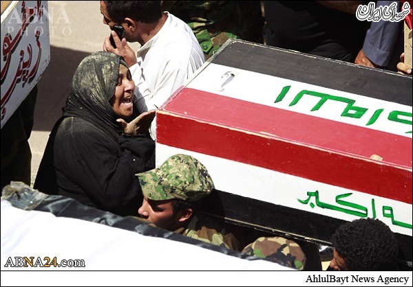 ورود پیکر ۲۰ شهید عصائب اهل الحق به نجف +تصاویر ورود پیکر ۲۰ شهید عصائب اهل الحق به نجف +تصاویر