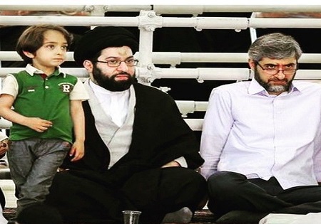عکسی از داماد، فرزند و نوه رهبر معظم انقلاب