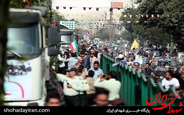 نخستین تصاویر از تشییع شهدا در تهران