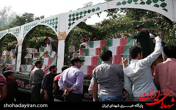 نخستین تصاویر از تشییع شهدا در تهران