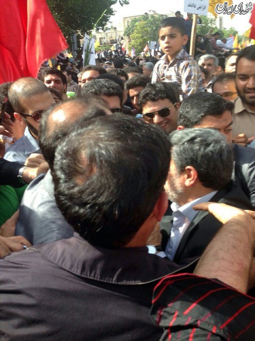 احمدی نژاد در 