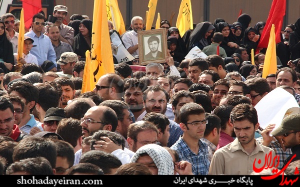 عکس/ تشییع باشکوه کاروان شهدا در تهران