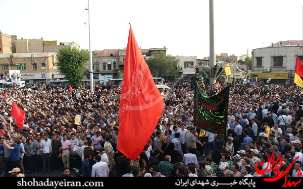 عکس/ تشییع باشکوه کاروان شهدا در تهران