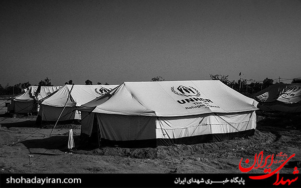 عکس/اردوگاه آوارگان موصل در اطراف شهر نجف