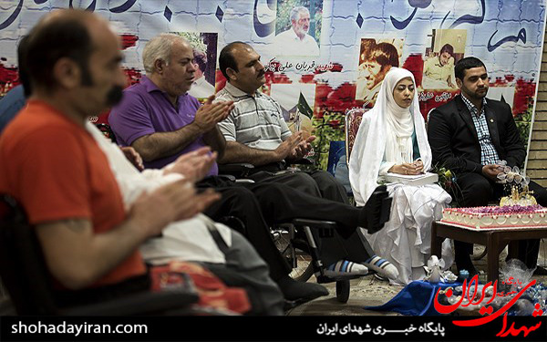 عکس/عقد زوج جوان در آسایشگاه جانبازان ثارالله