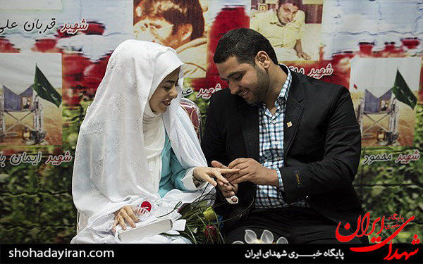 عکس/عقد زوج جوان در آسایشگاه جانبازان ثارالله