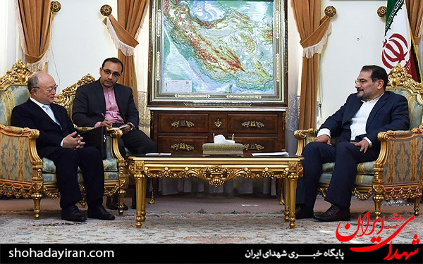 عکس/دیدار مدیرکل آژانس بین المللی انرژی اتمی با دبیر شورای عالی امنیت ملی ایران