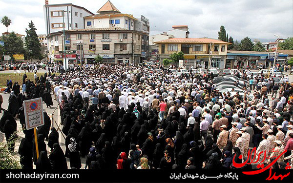 عکس/تشییع شهید وحید احمدی‌راد