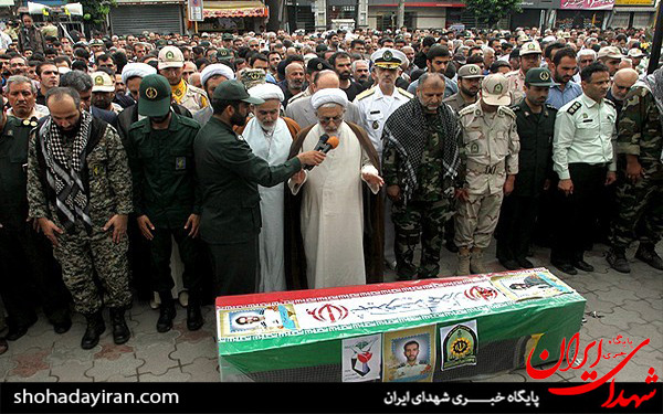 عکس/تشییع شهید وحید احمدی‌راد