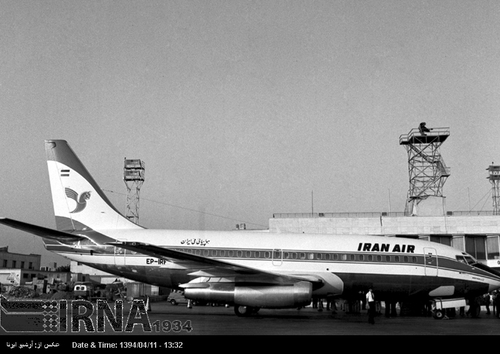 اولین بوئینگ 737 در فرودگاه مهرآباد تهران