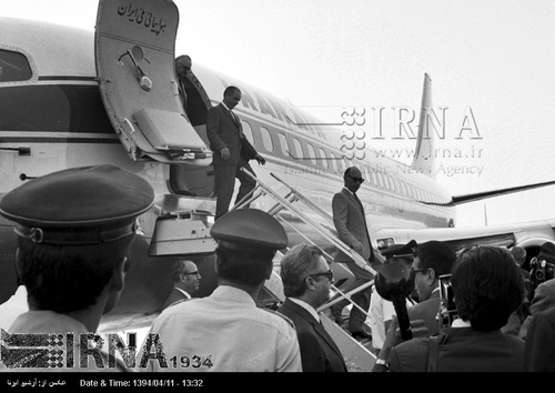 اولین بوئینگ 737 در فرودگاه مهرآباد تهران