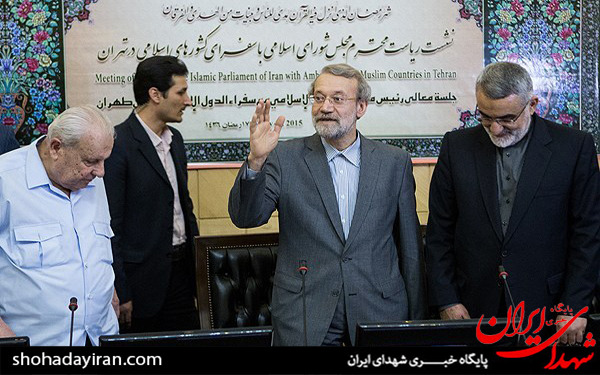 عکس/دیدار رئیس مجلس شورای اسلامی با سفرای کشورهای اسلامی