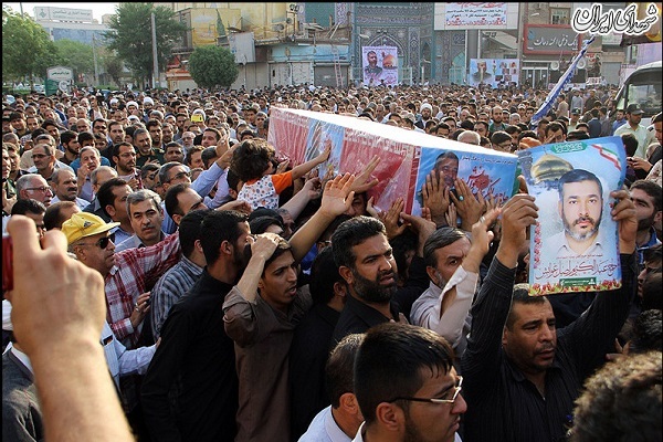 بازگشت پیکر شهید مدافع حرم 