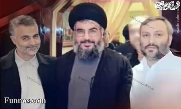 سیدحسن نصرالله،حاج قاسم و شهید عمادمغنیه+عکس