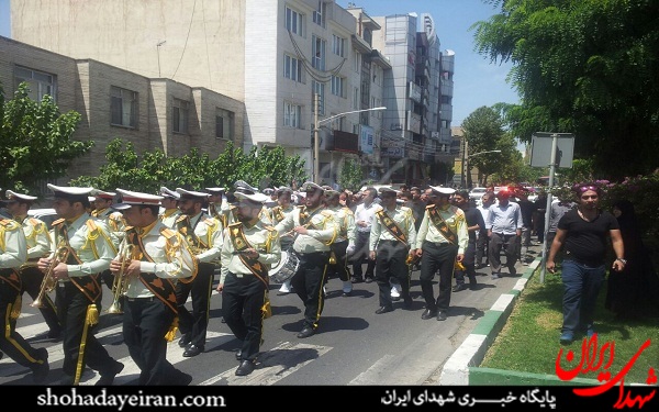 عکس/ تشییع شهید پدرام خراسانی