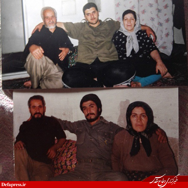 عکس یادگاری فرزند سردار شهید قنبرلو عکس یادگاری فرزند سردار شهید قنبرلو