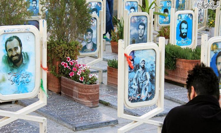 تصاویری جالب و دیدنی از گلزار شهدای اصفهان